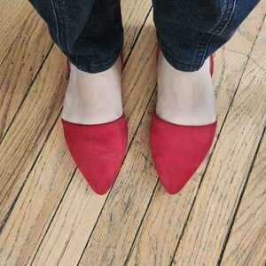 Elegant Red Women's Flats